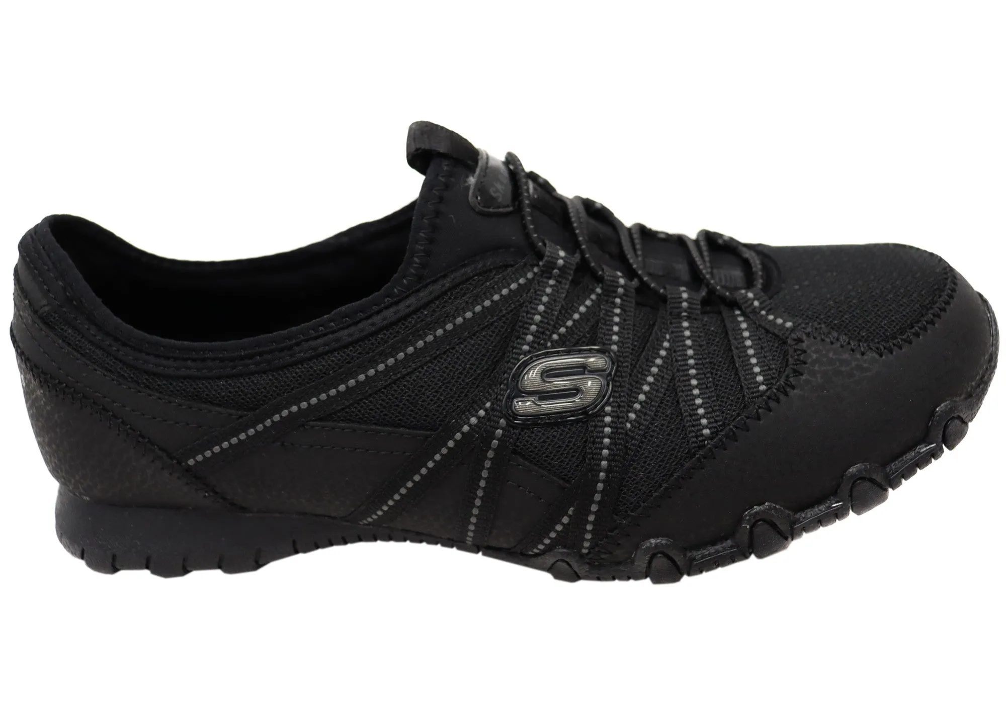 Skechers Womens Bikers Lite Relive Comfortable Wide Fit Shoes Bold colors