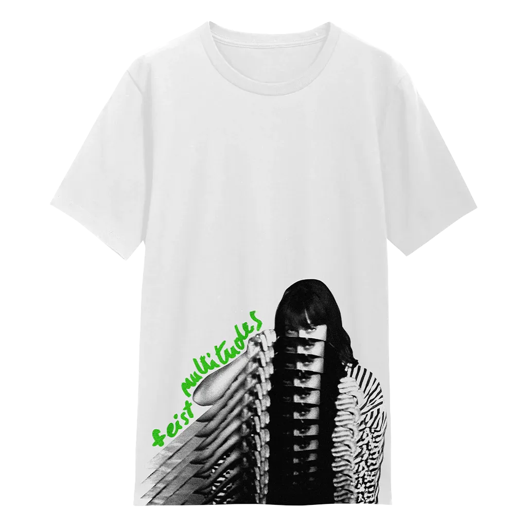 Striped modernity Comfy Apparel Multitudes Photo T-Shirt