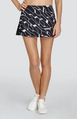 gentle style Roll Up Hem Murphy 12.5" Skort - Cascade Geo Onyx - FINAL SALE