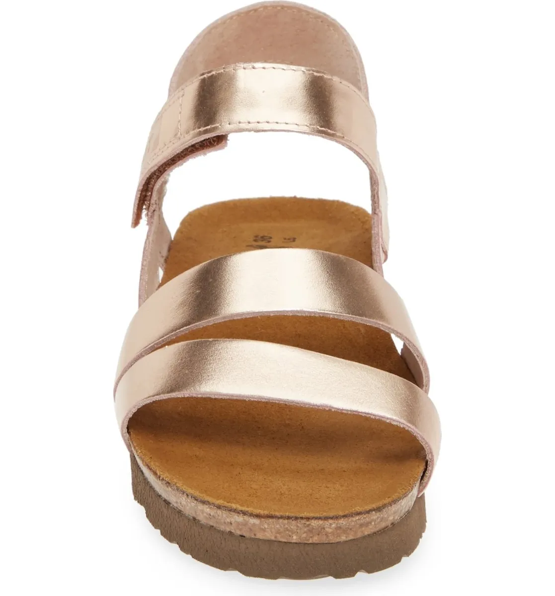 Naot Women's Kayla Rose Gold Leather Indoor Walk No Pressure Fit