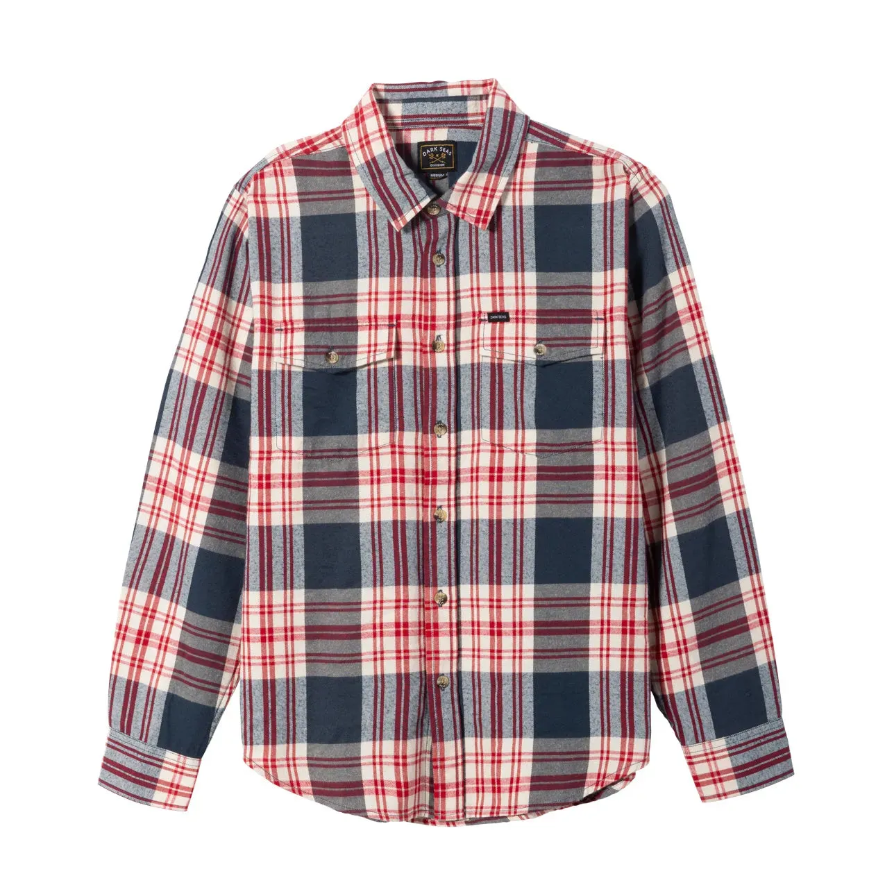 Relaxed Movement Holiday Outfit Dark Seas Mens Shirt Moore Flannel
