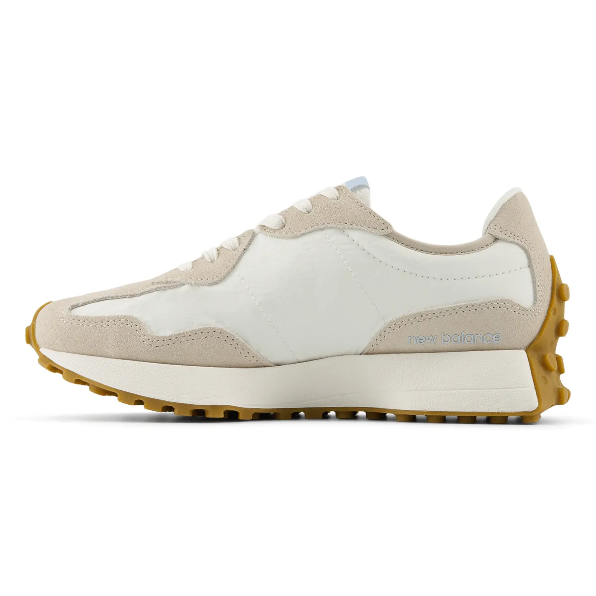 Break Step New Balance Women's WS327FTA Timberwolf/Sea Salt/Light Chrome Blue