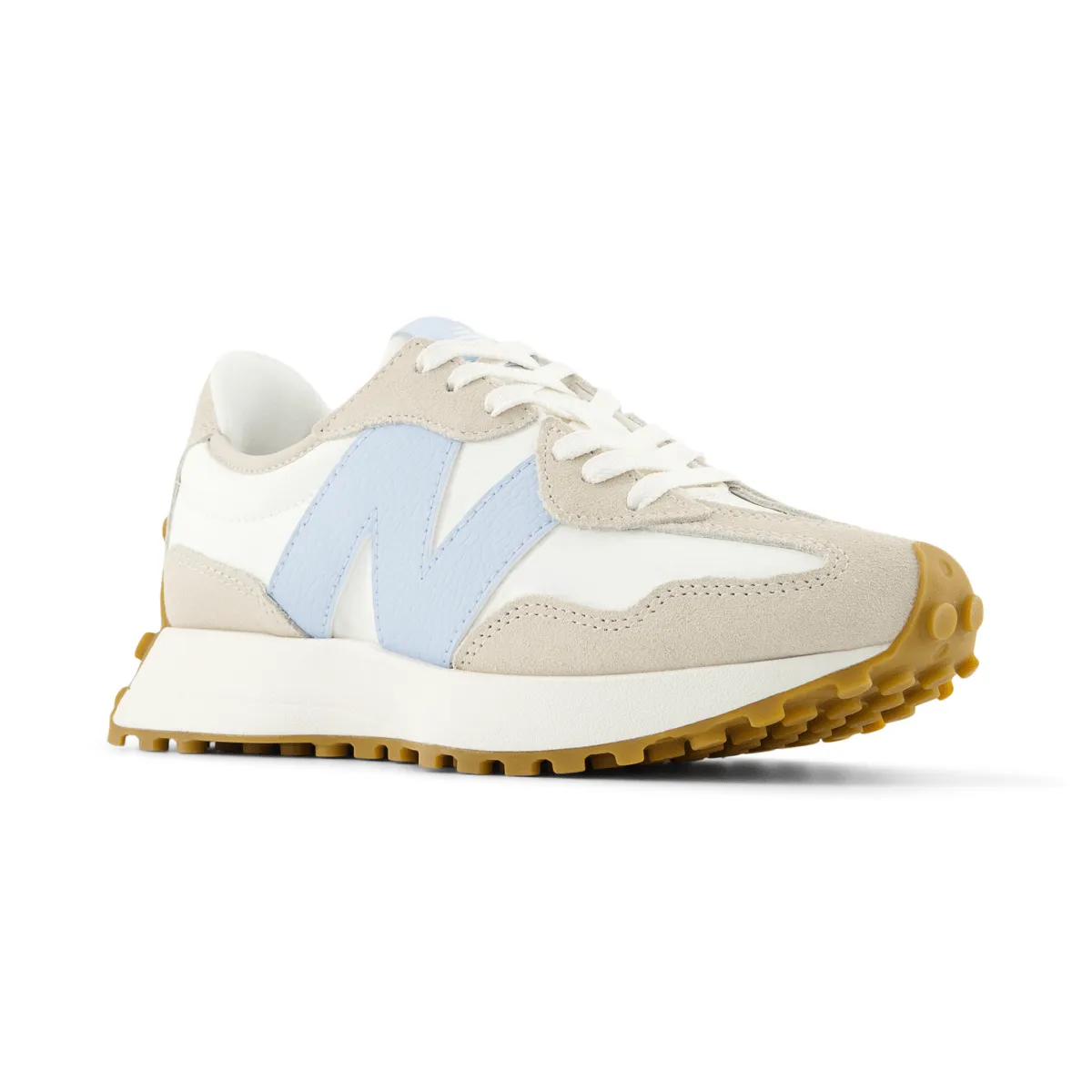 Shape Hold New Balance Women's WS327FTA Timberwolf/Sea Salt/Light Chrome Blue
