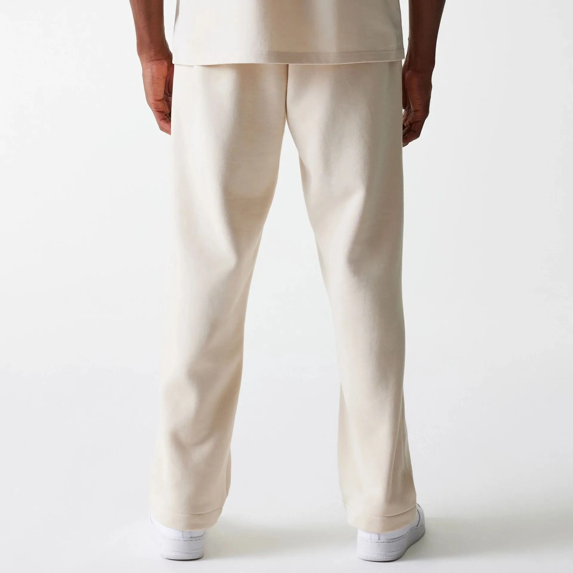Thermal Regulating Fabric New Era Light Beige Straight Leg Joggers