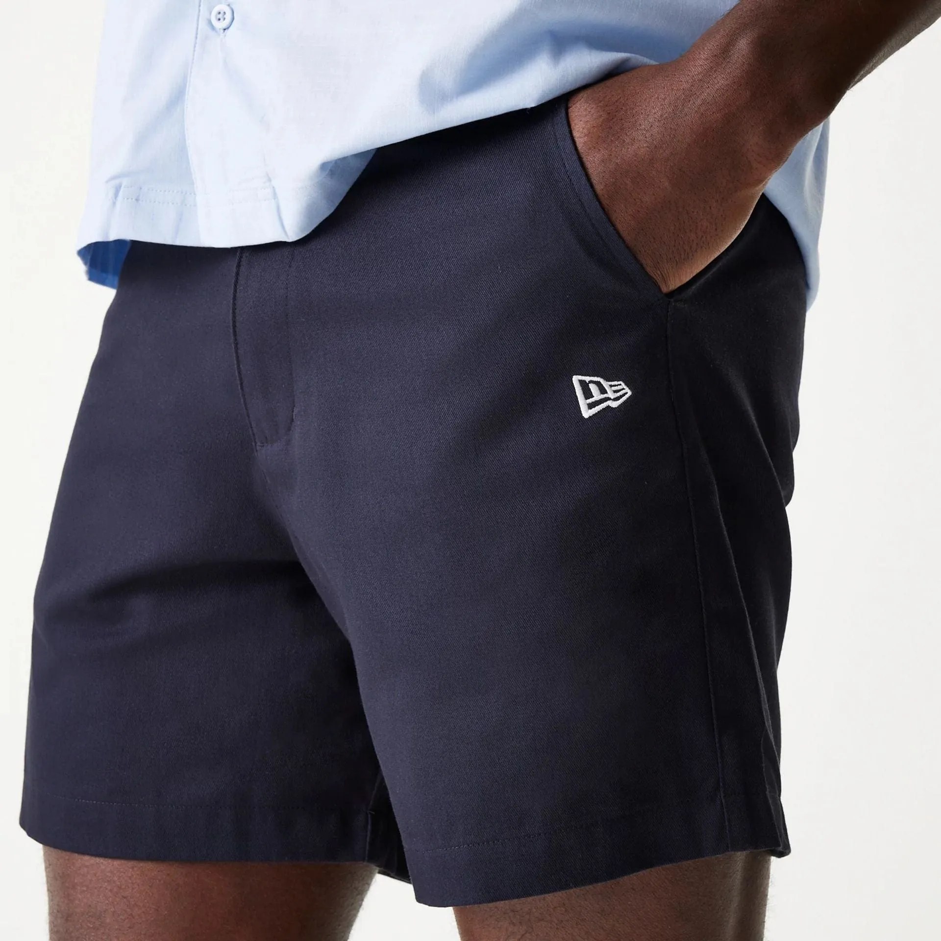Slim Stretch New Era Navy Chino Shorts