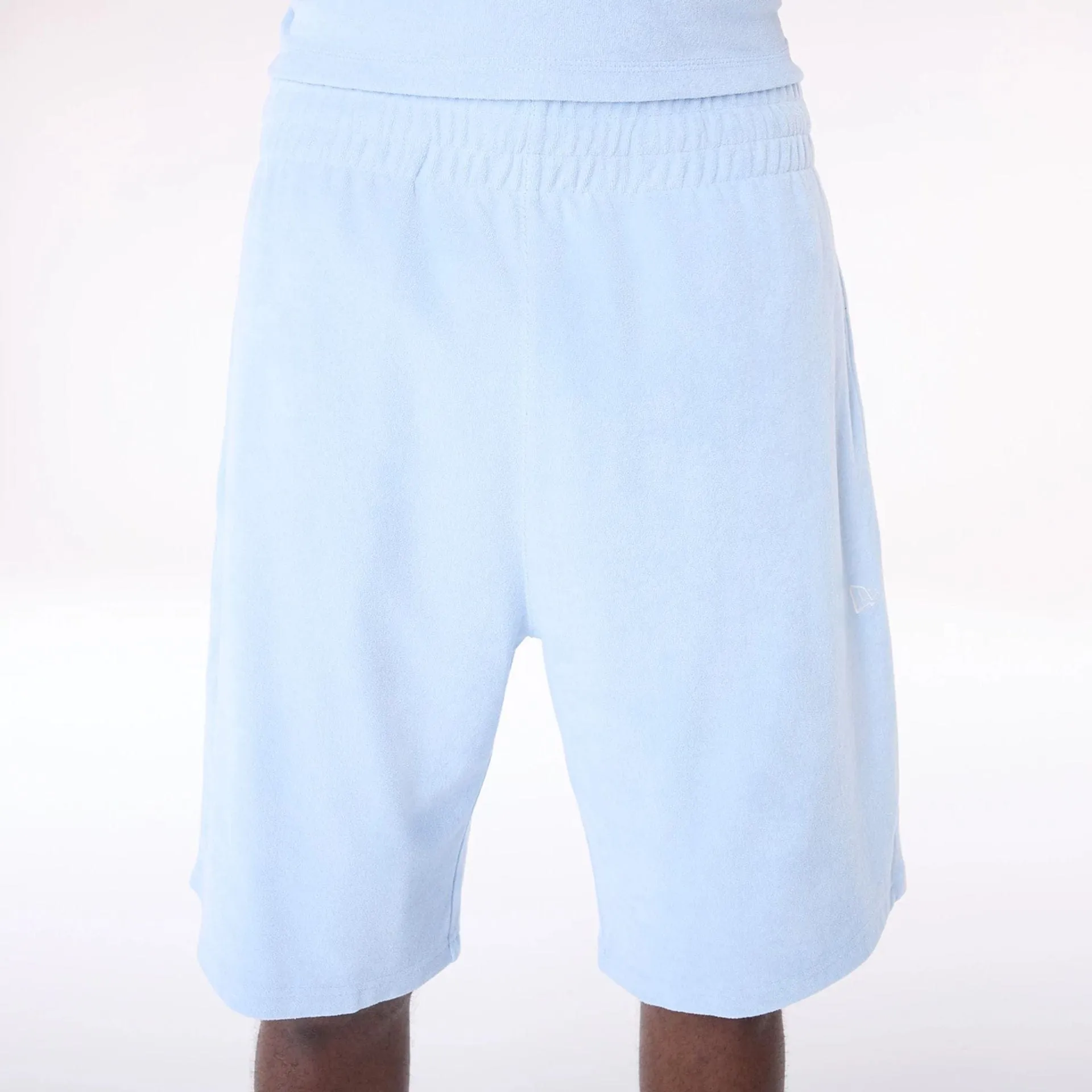 Fun Design New Era Towelling Pastel Blue Shorts