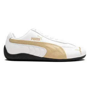 Puma Women's Speedcat Leather PUMA White/Toasted Almond Hold Step