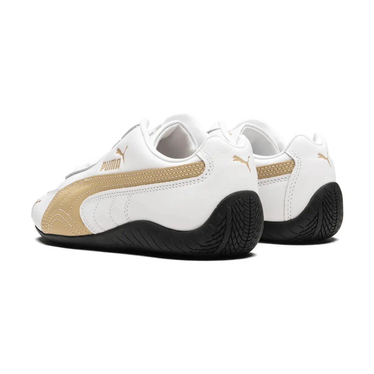 Effortless Style Puma Women's Speedcat Leather PUMA White/Toasted Almond