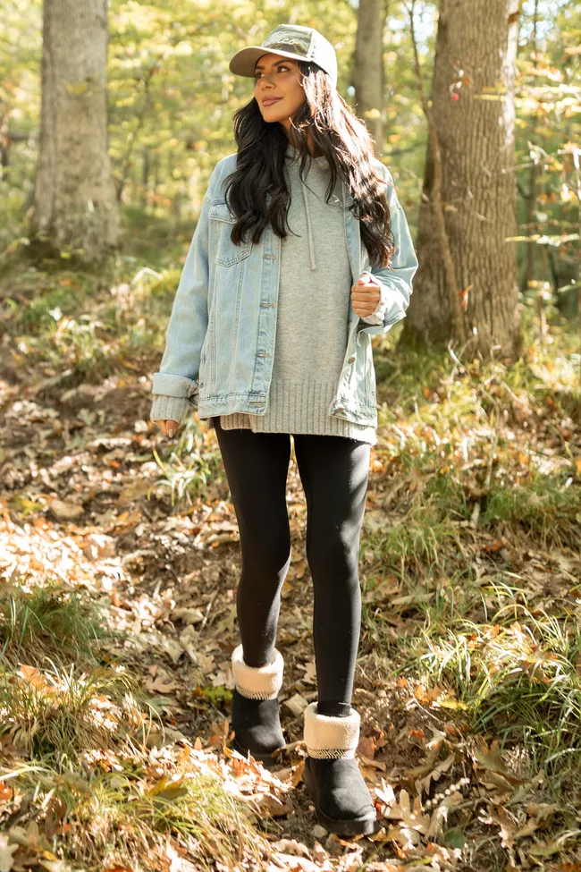 Lightweight Vest MachineWashable Etta Grey Hooded Sweater