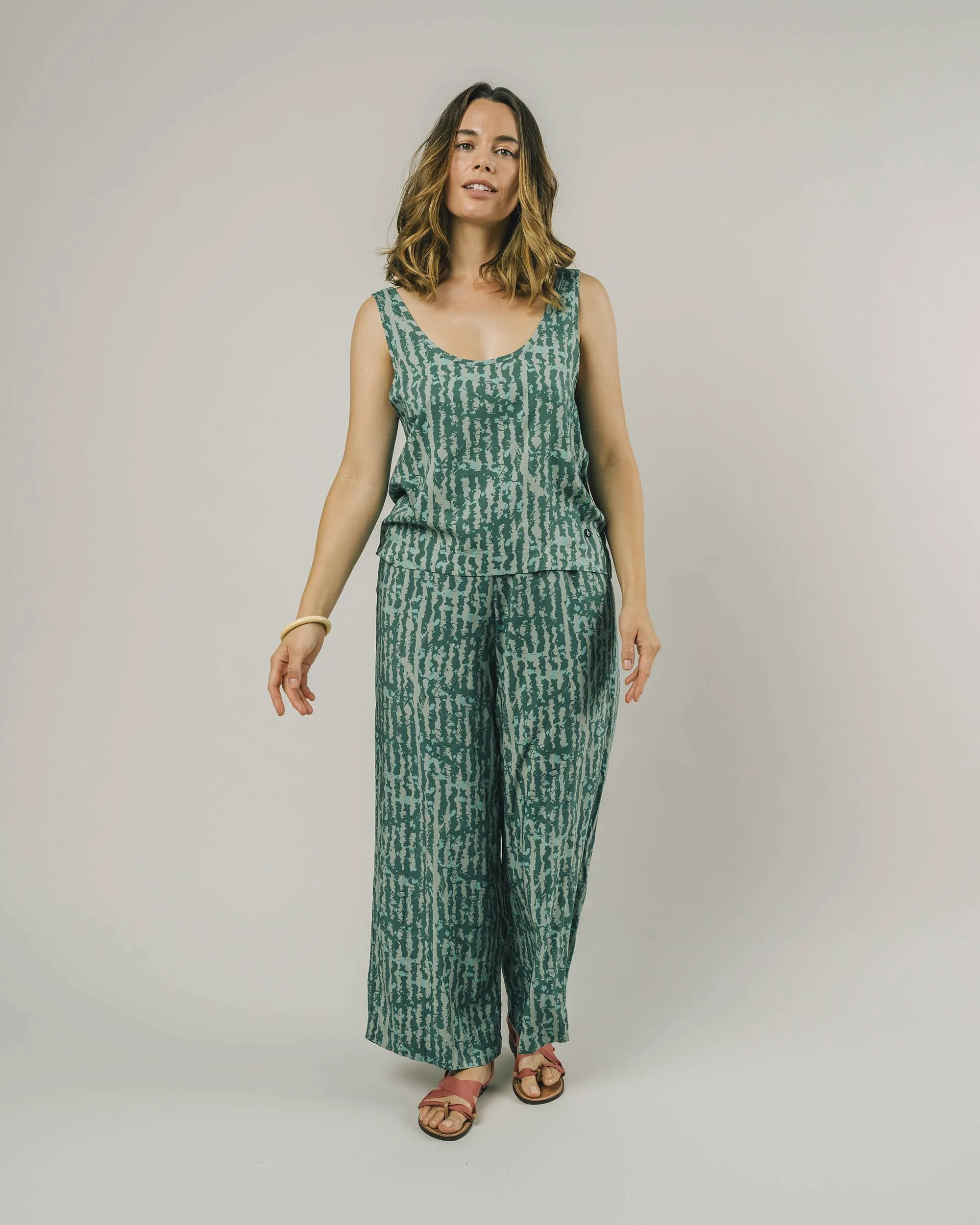 Anti Chafe Lining Office Friendly Watermelon Pants Green