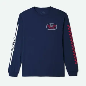 loose but not baggy Eco Certified Textile Brixton Mens Shirt Coors Light Pit Stop Long Sleeve