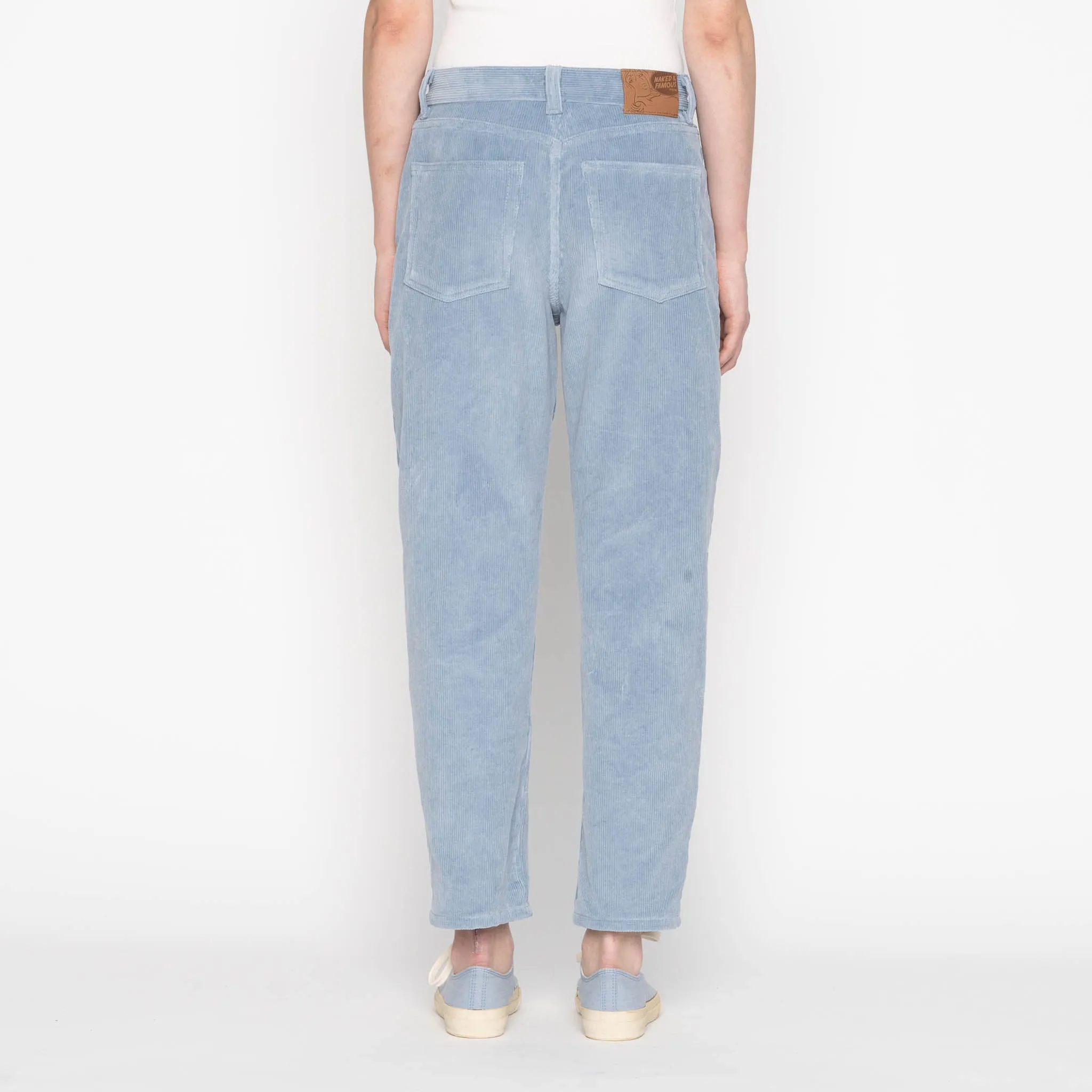 Lightweight Feel Bestie - Organic Faded Corduroy - Pale Indigo