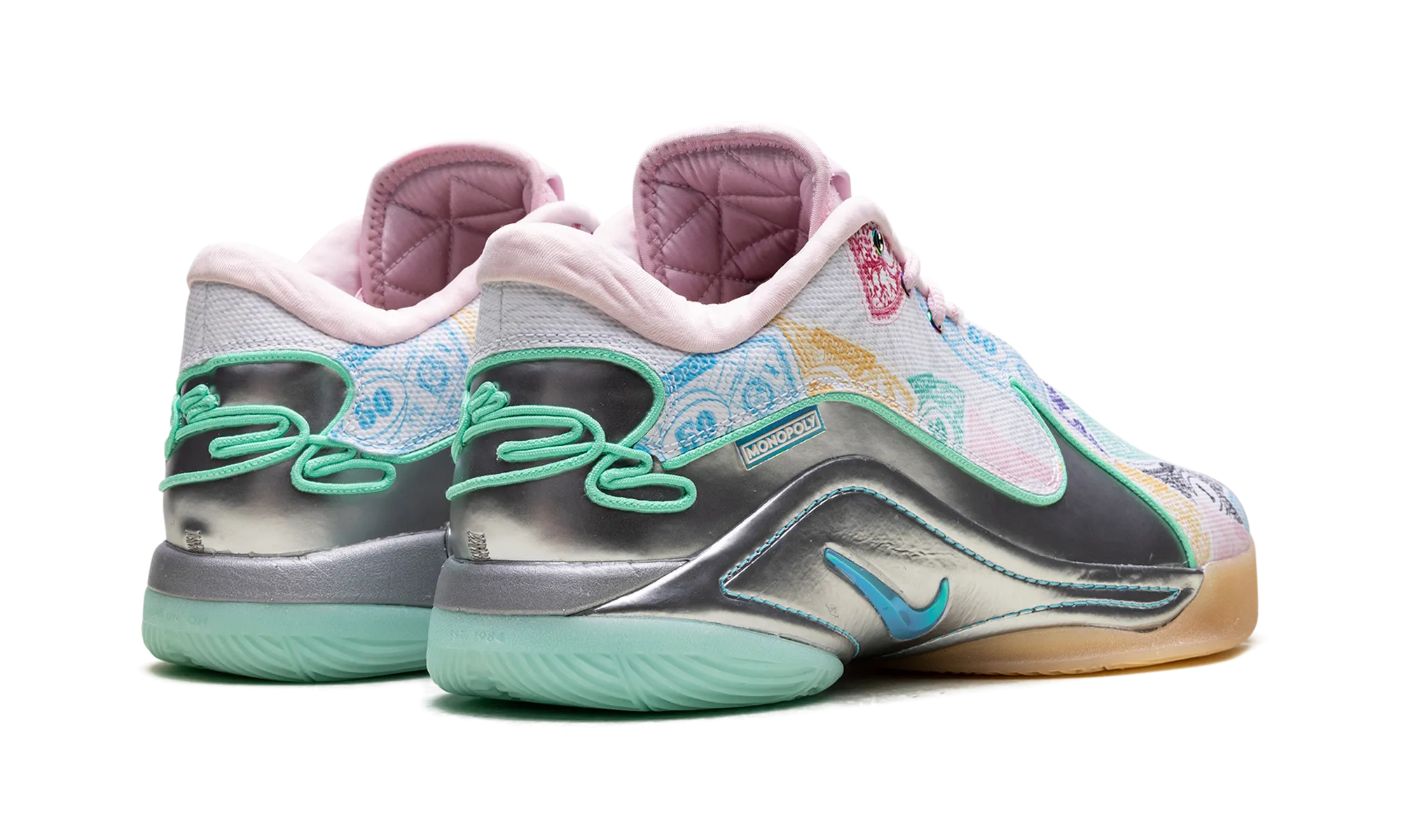 joint flexibility running shoe improvement Slip Resistance Lebron XXII QS "Monopoly Currency"