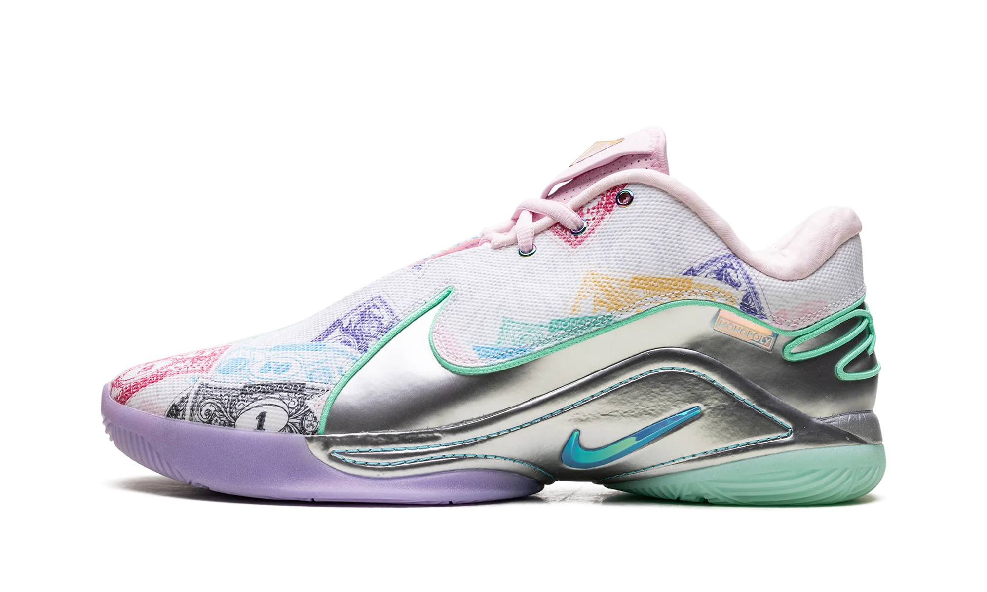 Abrasion Resistant Toe Guard Thermal Regulation Tech Lebron XXII QS "Monopoly Currency"