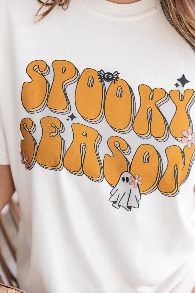 Spooky Season Ivory Graphic Tee SALE pack light UVProtectionFabric