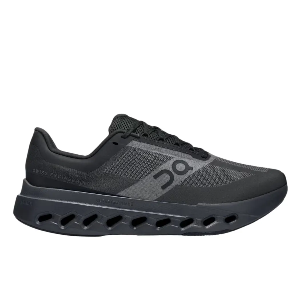 on Cloudsurfer Next WIDE Men's Running Shoes running in a rainforest area shoes Molded Heel Hugger
