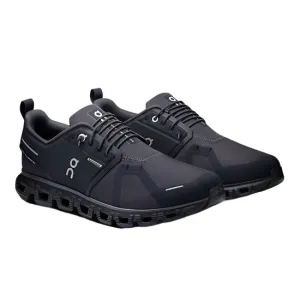 On Mens Trainer Cloud 6 WP Black/Black rubber - outsole - traction - grip shoes Foot alignment