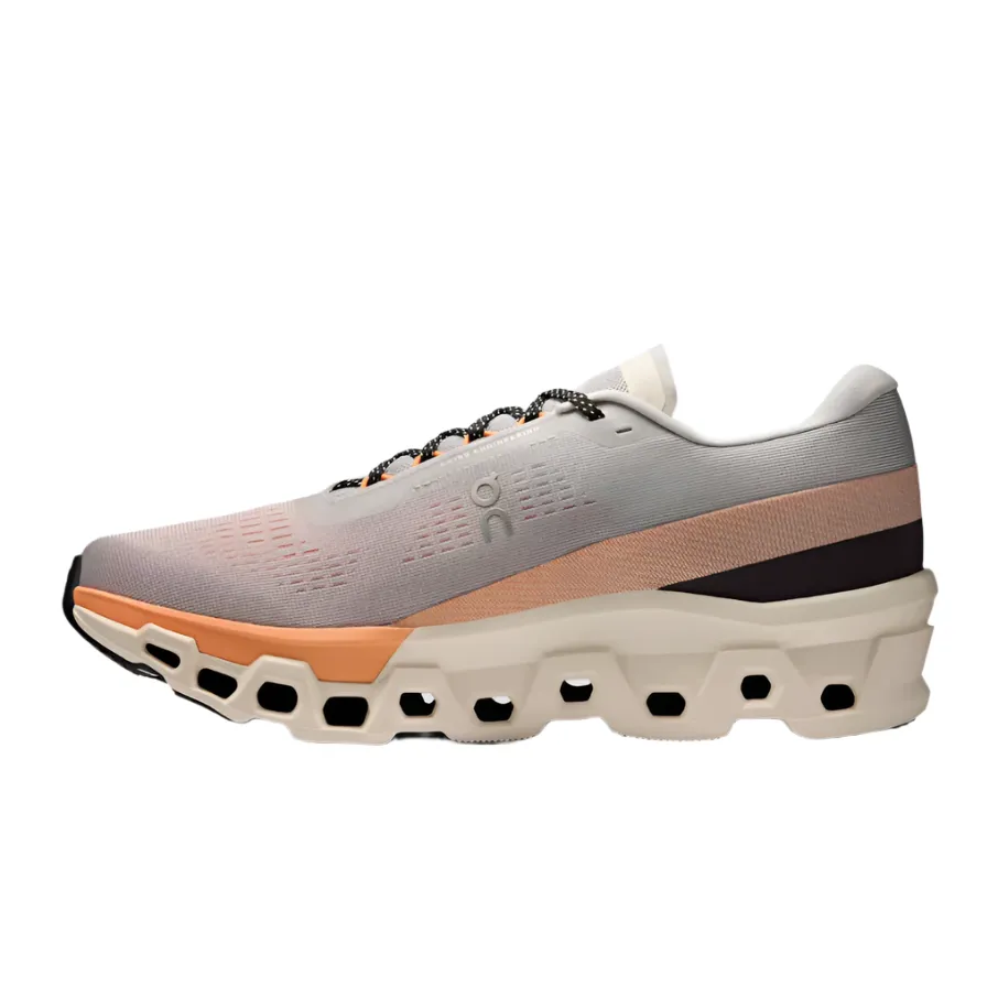 jogging running option Natural Motion Design On Mens Trainer Cloudmonster 2 Glacier/Tangerine