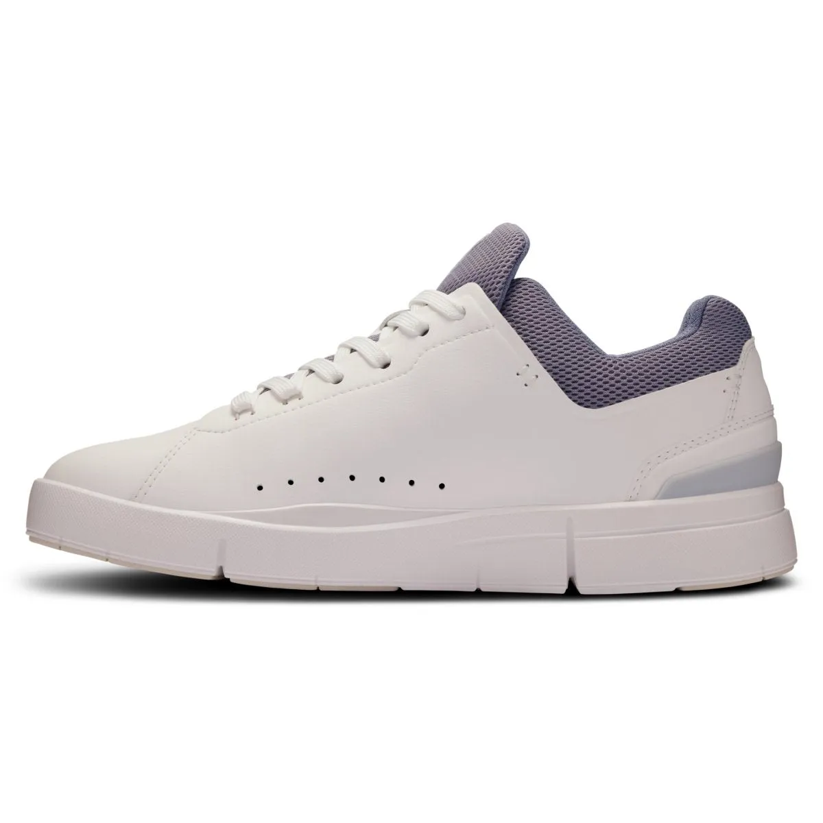 On Running Women's The Roger Advantage White/Fossil Leap Run Moisture   Wicking