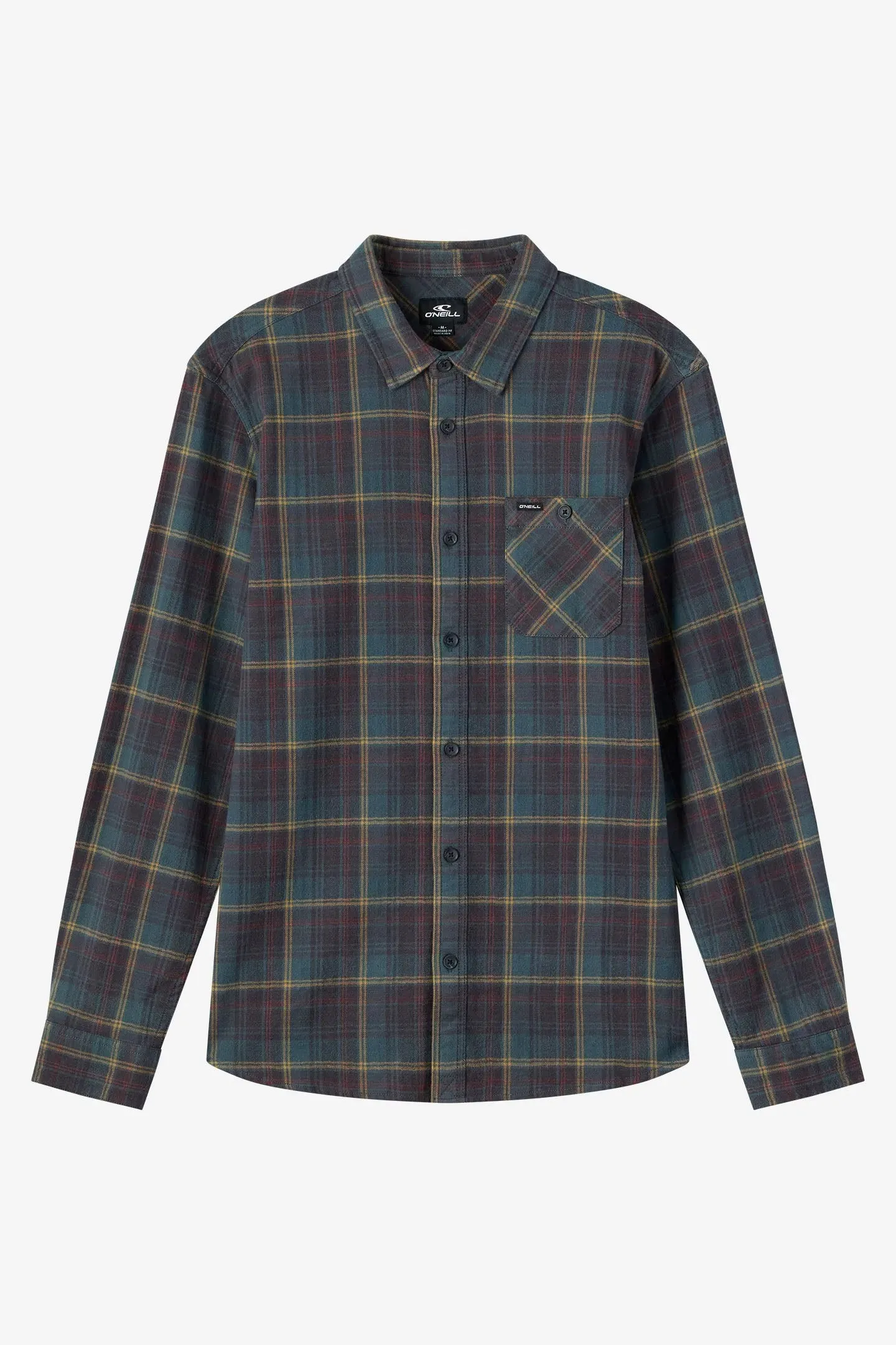 Everyday Top Oneill Mens Shirt Redmond Plaid Flannel