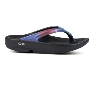 OOFOS Women's OOlala Luxe Midnight Spectre All Time