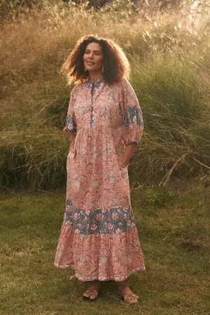 Mirabelle Frill Dress in Elira Understated Charm Bohemian-Style