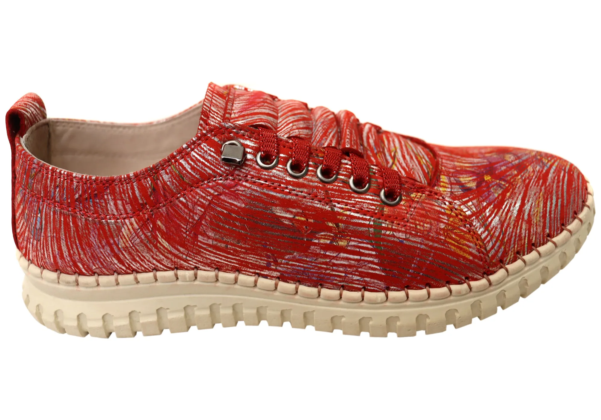 daily life Comfortable Feel Orizonte Imogen Womens European Comfortable Leather Slip On Shoes