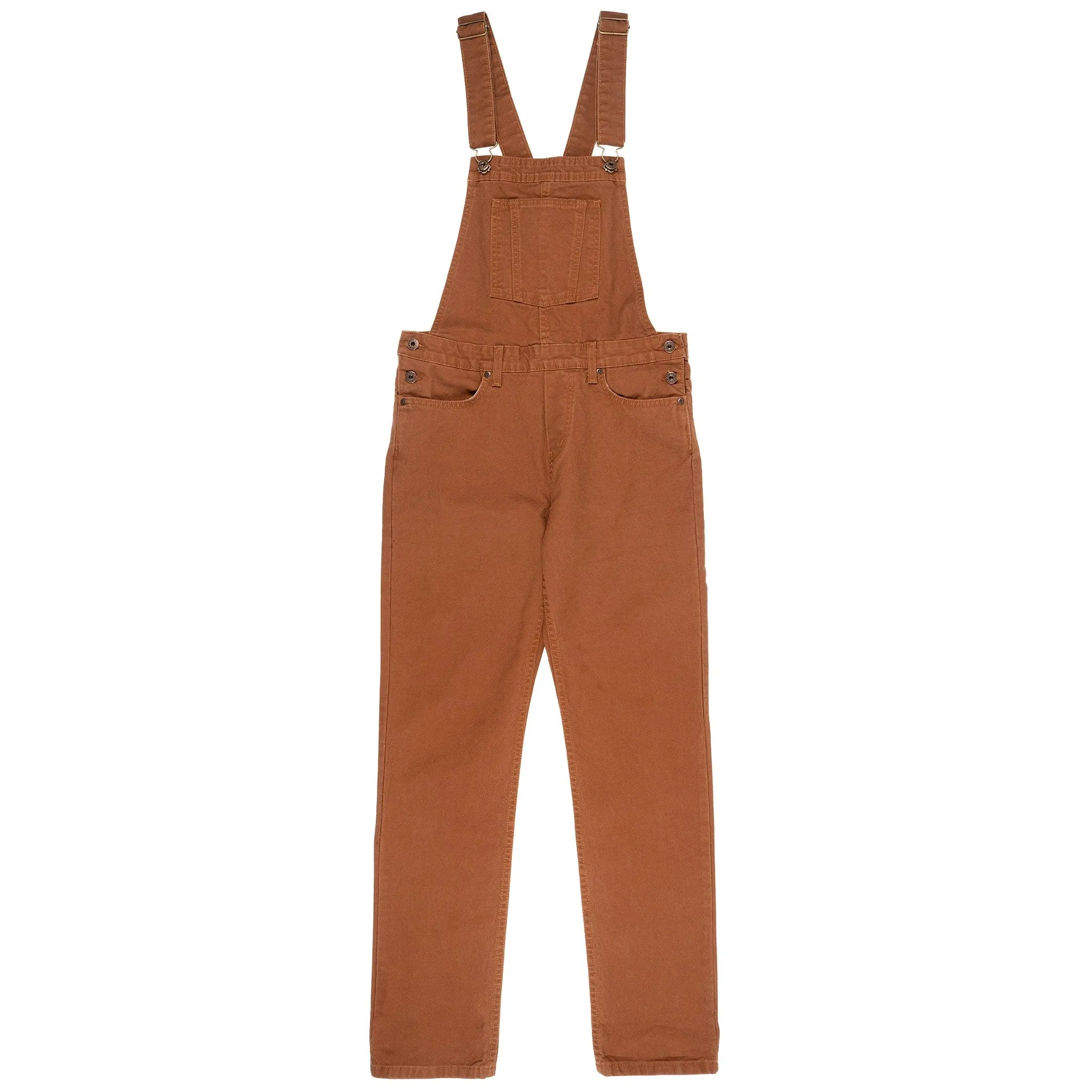 Weekend Warrior Creative Look Modern Urban Uniform Overalls - Brick Canvas