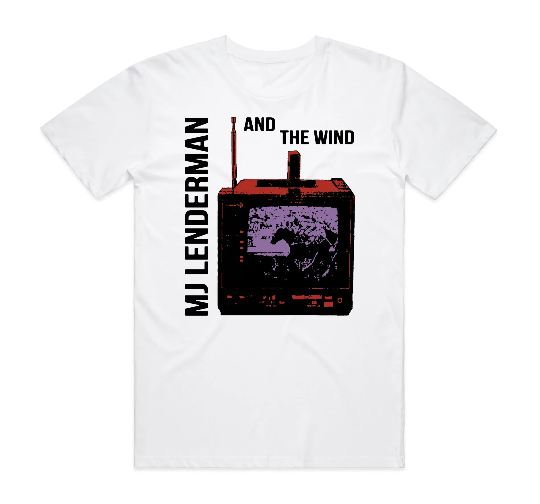 Cool Vibes Sporty Stretch Fit TV White T-Shirt