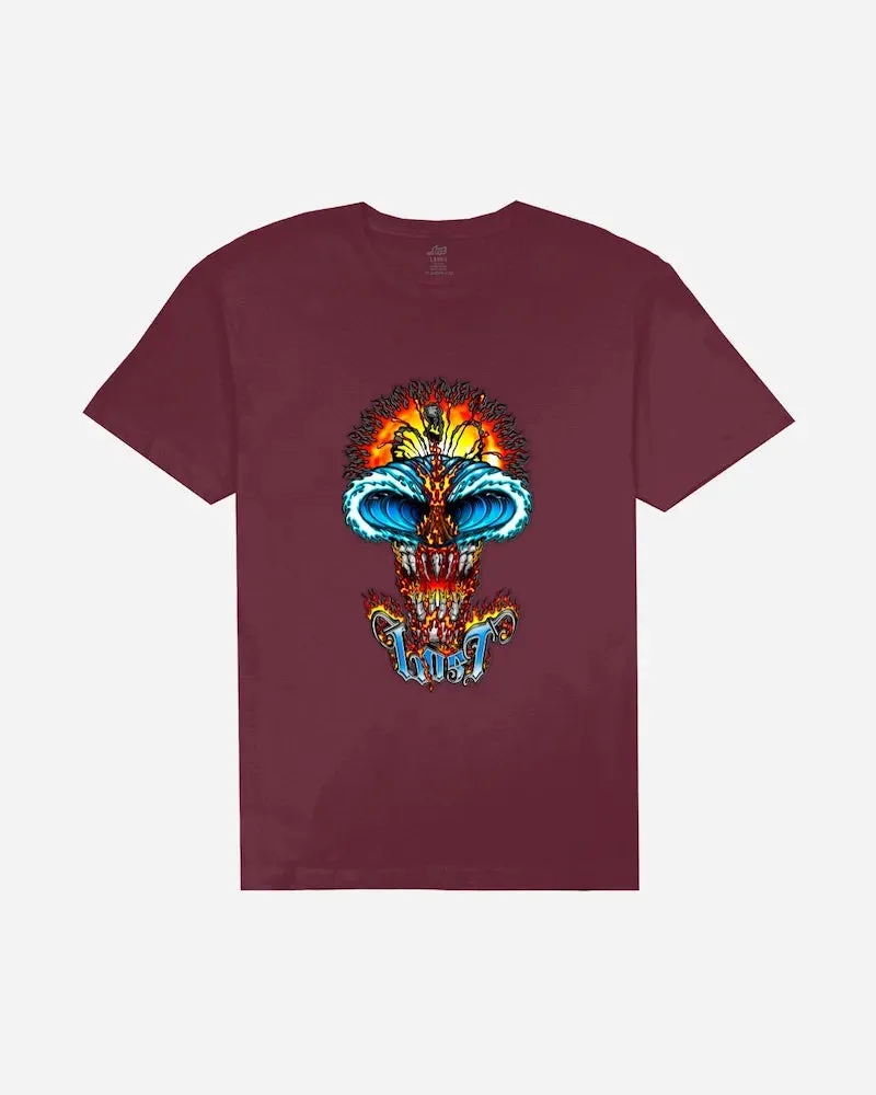 Soft Feel Lost Mens Shirt Wave Skull