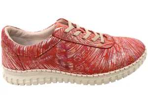 Feel Fresh Orizonte Hazel Womens European Comfortable Leather Lace Up Shoes