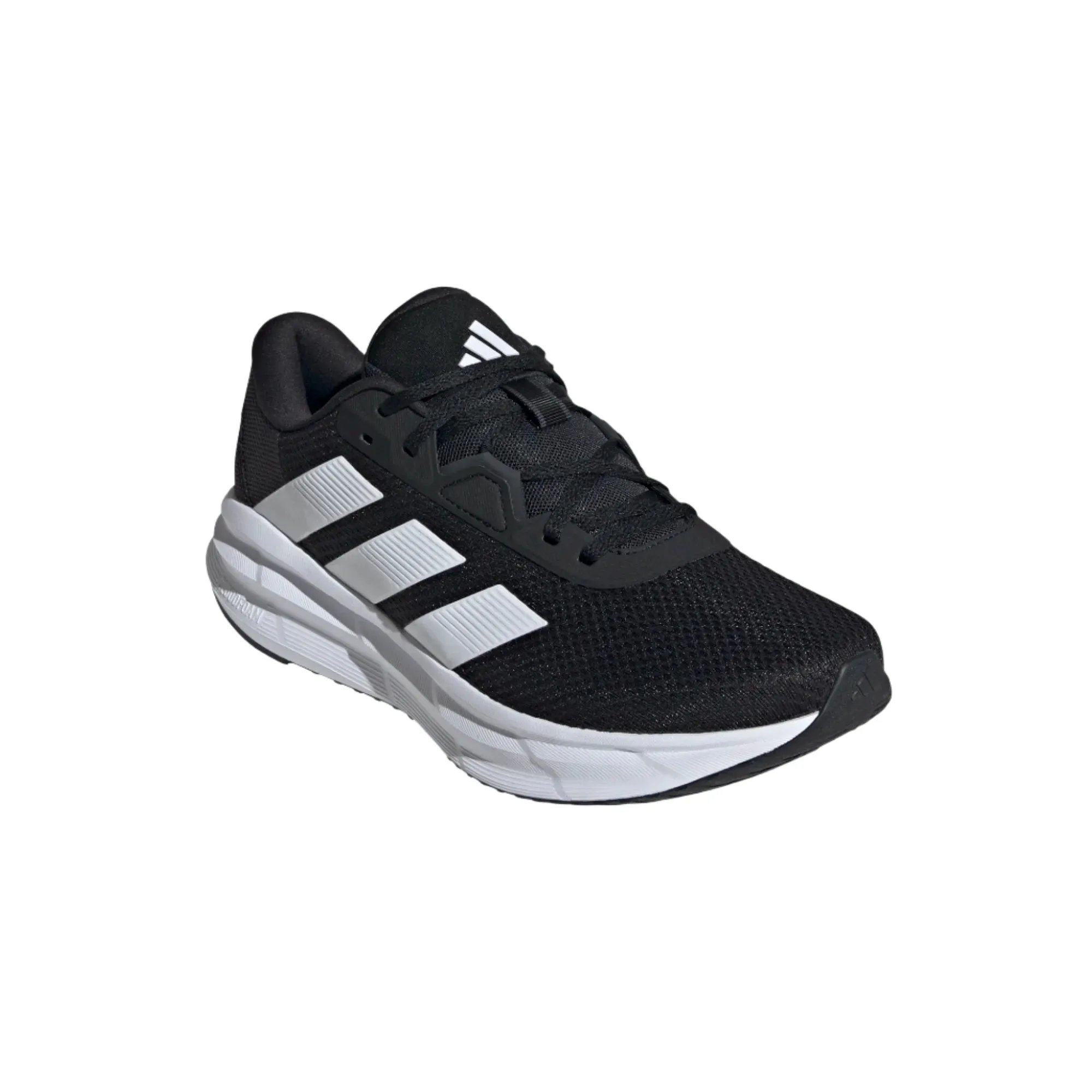 Adidas Mens Trainer Galaxy 7 Core Black/Cloud White/Carbon running for fitness biomechanical shoes