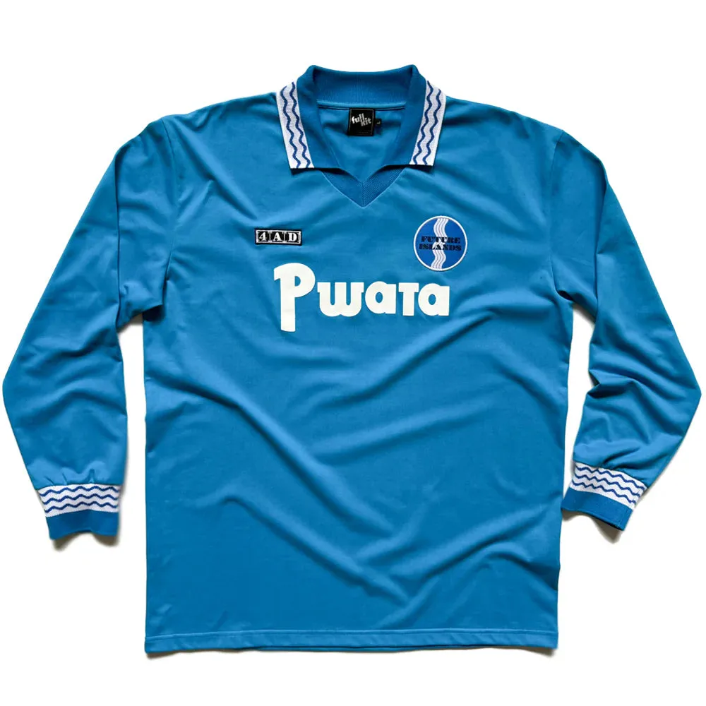 Blue Full Kit Soccer Jersey Non Irritating Seams Minimal Fashion