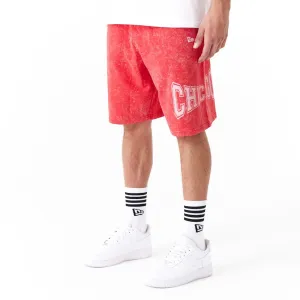 Chicago Bulls NBA Washed Red Shorts date night look Movement Ready