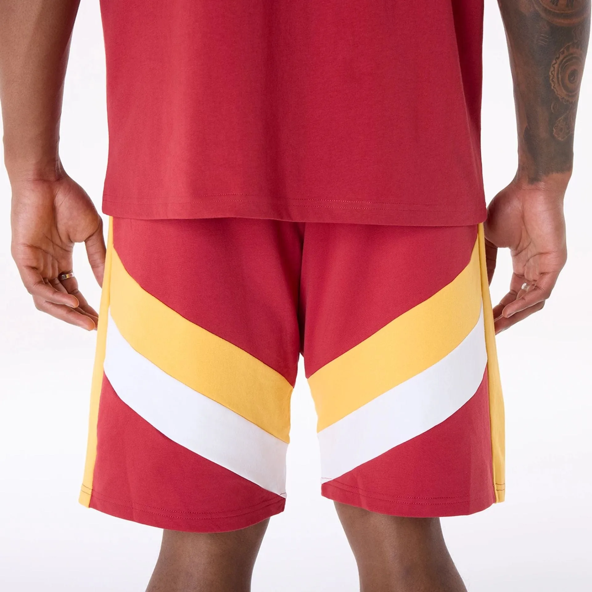 Miami Heat NBA Panel Dark Red Shorts clubbing attire