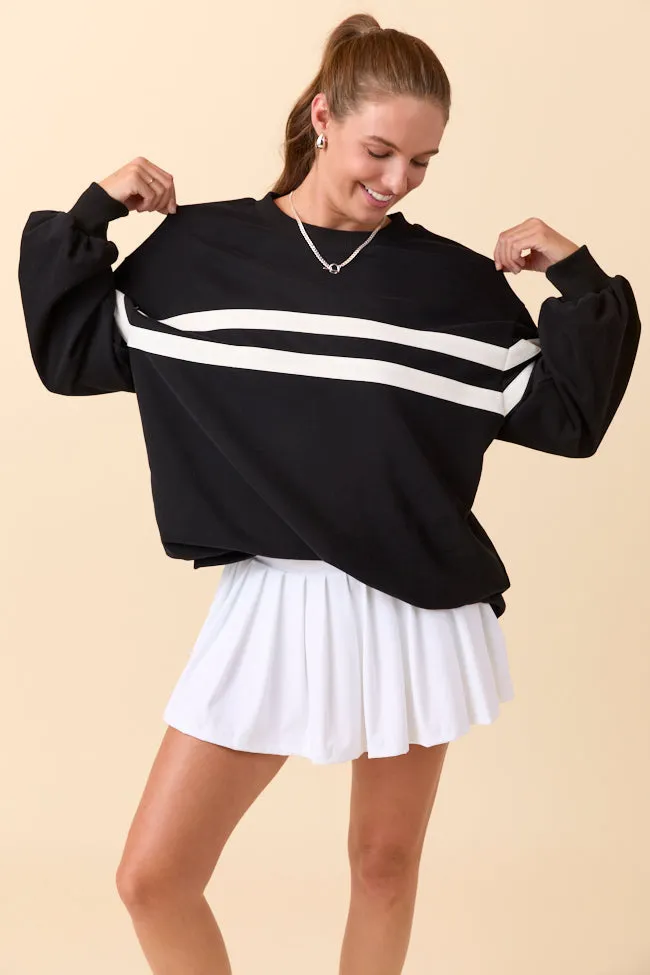 Power Moves Black Sweatshirt UVProtection Coating