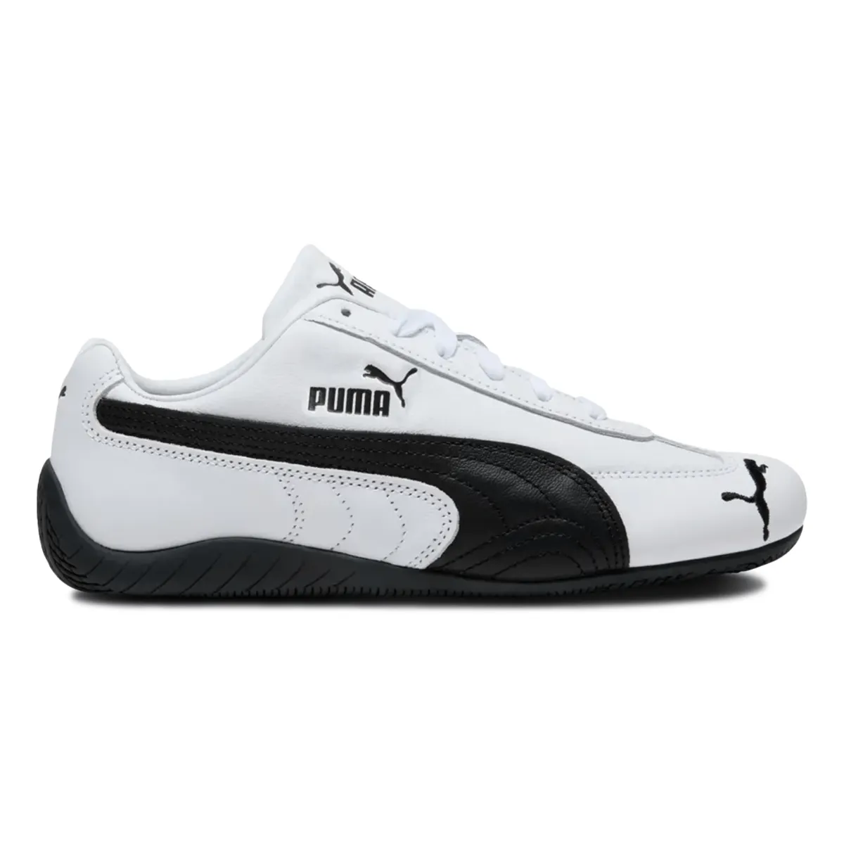 Puma Women's Speedcat Leather PUMA White/PUMA Black Smile Step Wedges
