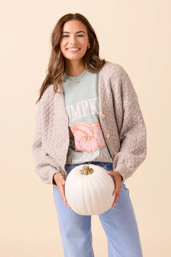 Outdoor Jacket Pumpkin Farms Light Green Graphic Tee