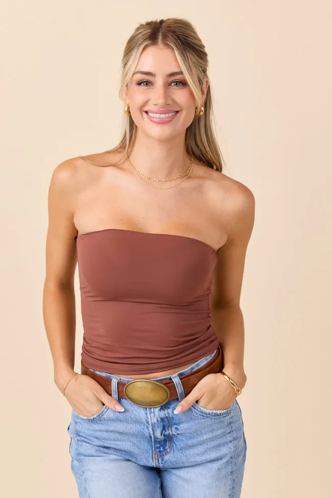 Casual Sweater Casual Comfort Kody Brown Seamless Tube Top