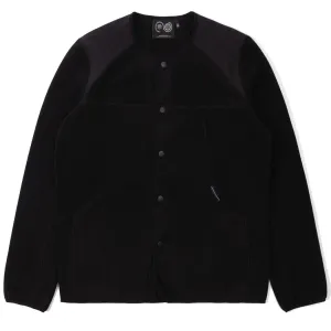 Cold Climate Outdoors Layer Purple Mountain Observatory Micro Fleece Cardigan Black