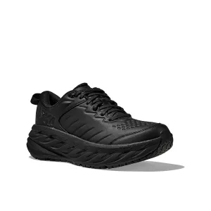 High Rebound Heel Hoka Mens Trainer Bondi SR Black/Black