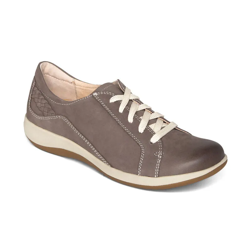 Aetrex Dana Oxford Warm Grey DM306 Rolling Motion Sole