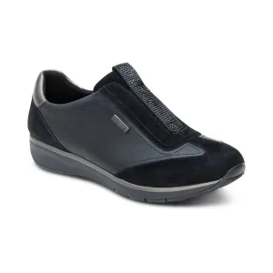 Aetrex Megan Arch Support Sneaker Black CT400 Gym Life Quick Dash