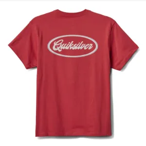 Quiksilver Mens Shirt Mechanics Script Effortless Fit Essential Look