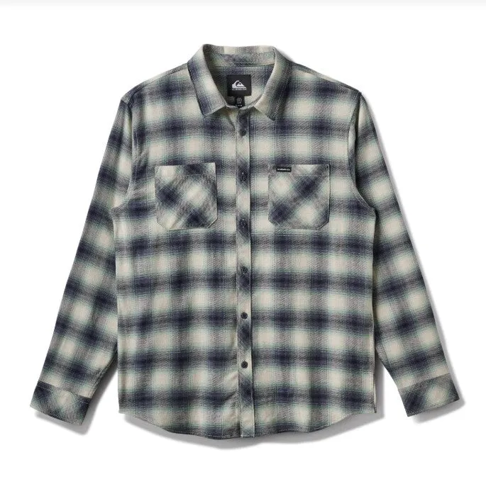 Quiksilver Mens Shirt Terrace Stretch Flannel Active Flex