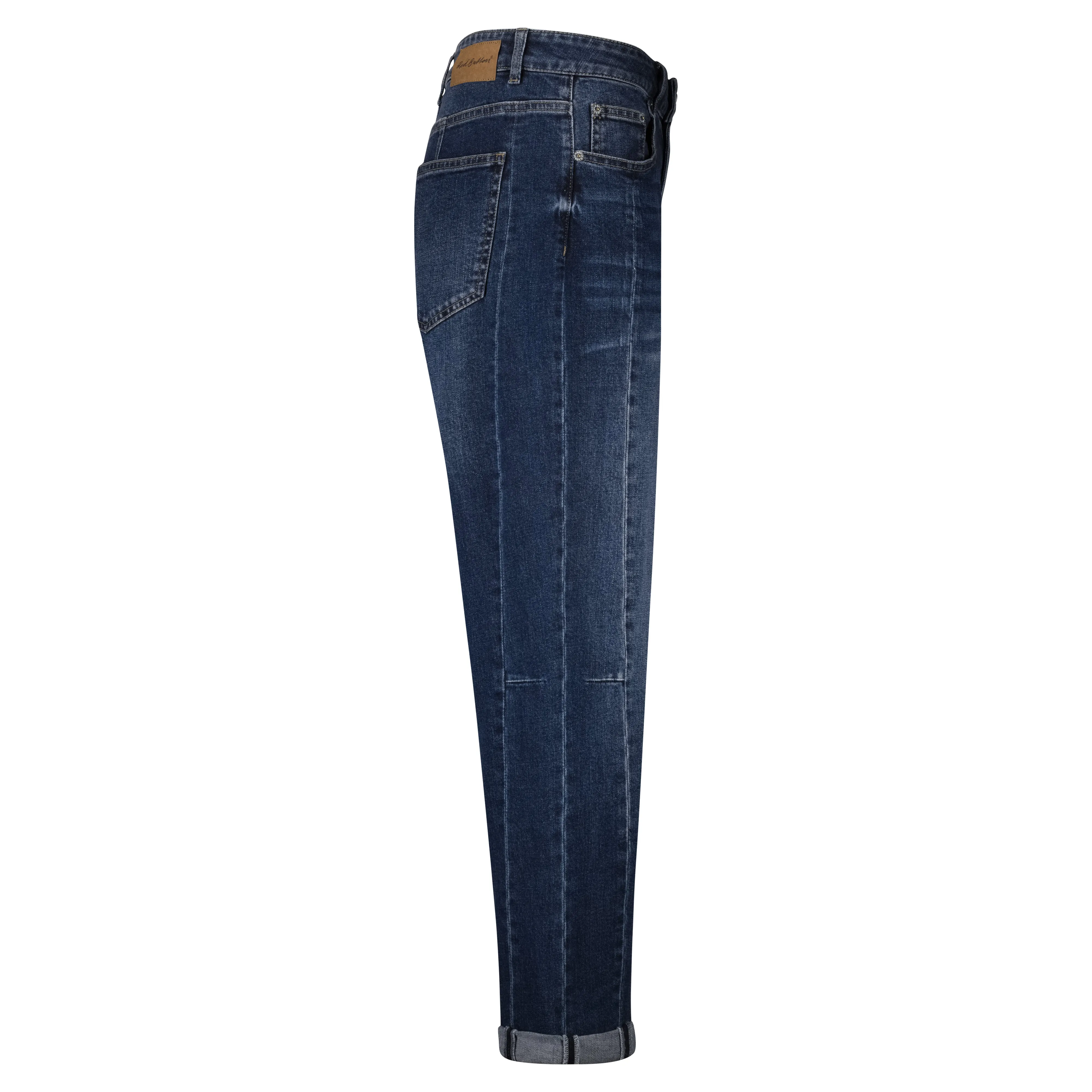 Casual Friday Classic Street Fashion Breathable Red Button Womens Jeans Caitlin Sidepatch Denim Dark Stone Used
