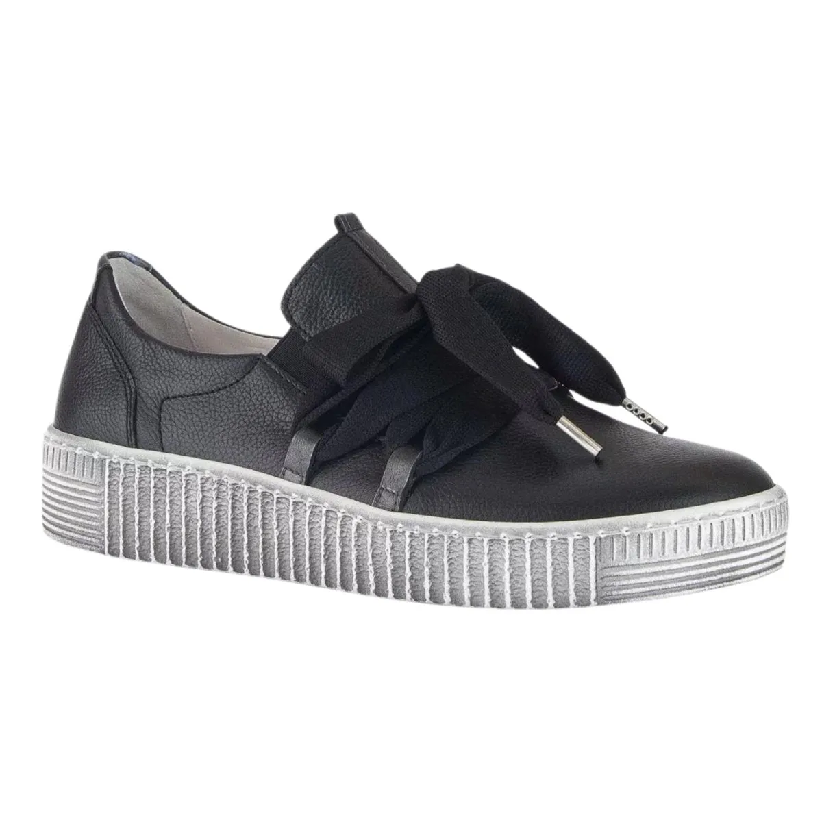 Gabor Women's 53.333.27 Megan Black Leather Zero Break In Foot Softness