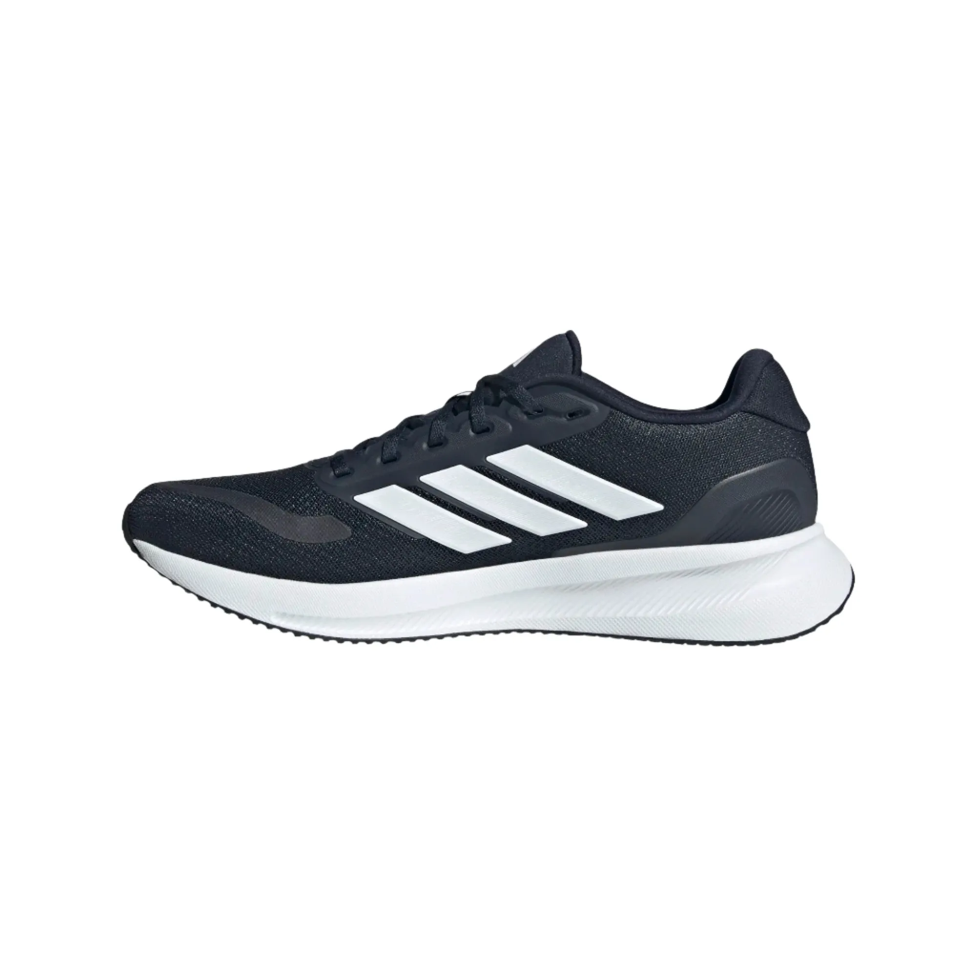 running on a treadmill at home shoes Adidas Mens Trainer Runfalcon 5 Legend Ink/Cloud White/Core Black
