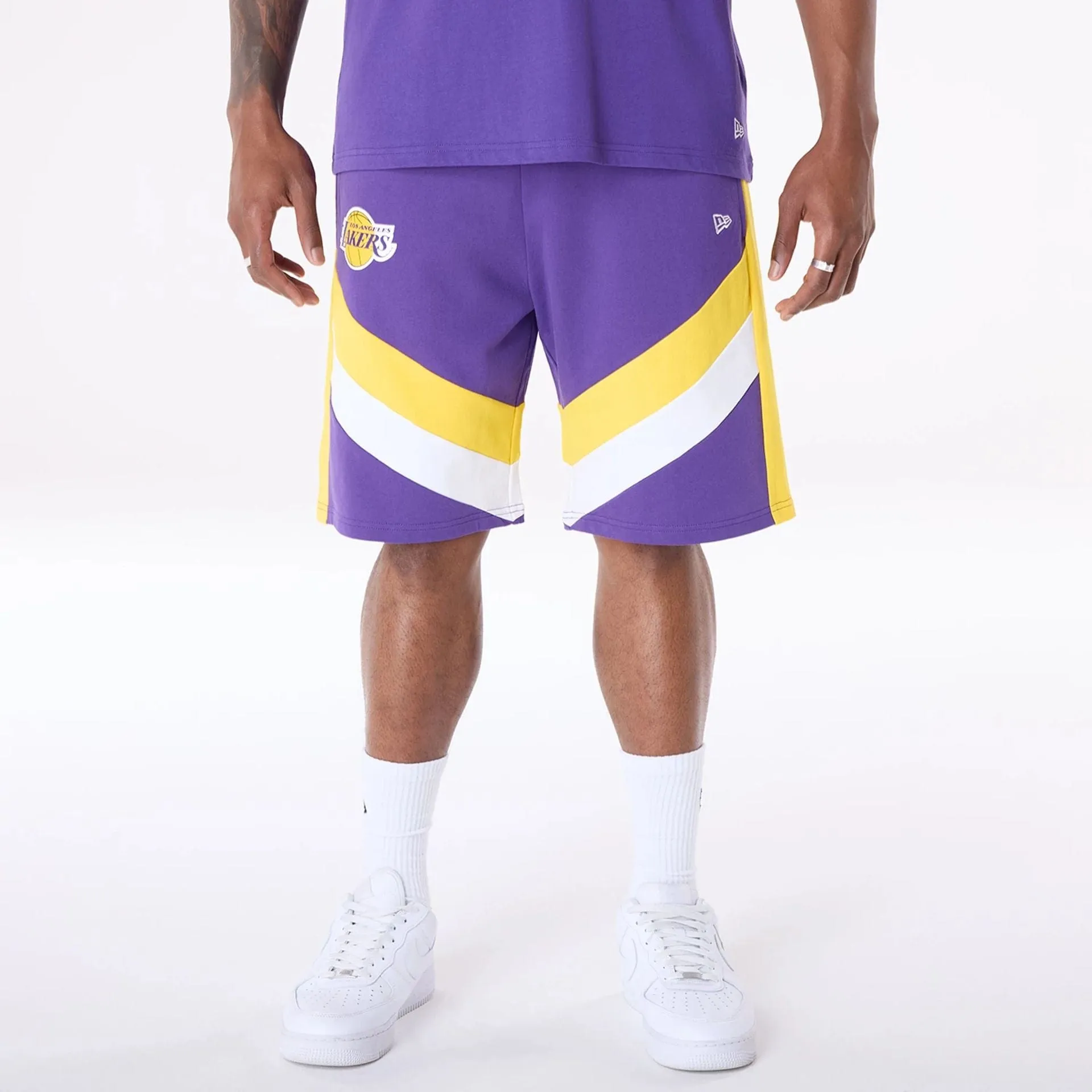 Snag Free Fabric Sustainable LA Lakers NBA Panel Purple Shorts