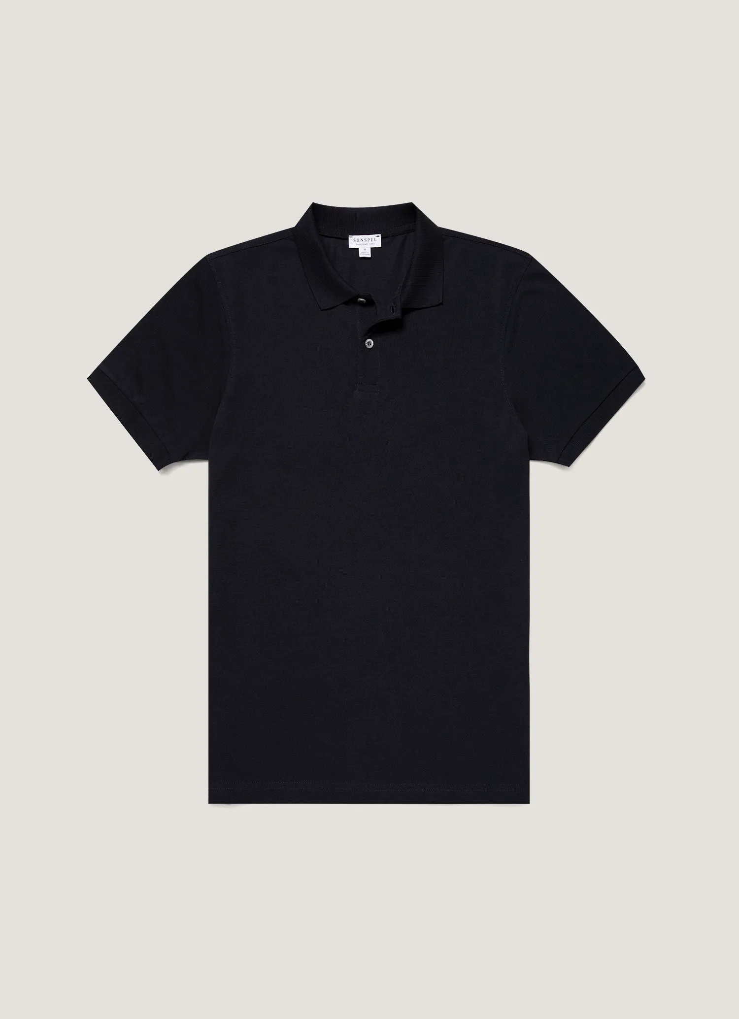 TearResistant Fabric Men's Piqu?? Polo Shirt in Midnight Navy